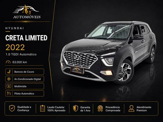 HYUNDAI CRETA 1.0 TGDI FLEX LIMITED AUTOMÁTICO HYUNDAI CRETA 1.0 TGDI FLEX LIMITED AUTOMÁTICO
